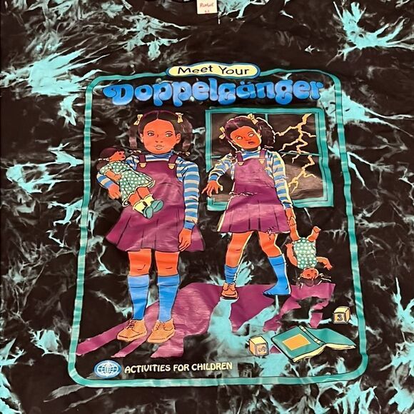 Steven Rhodes Meet Your doppelgänger Activities for Children size M EUC tie dye - Picture 2 of 5